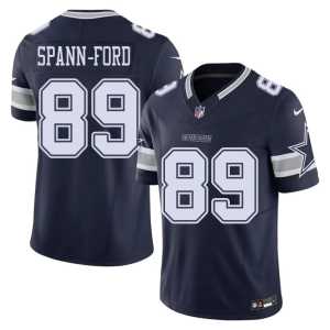 Mens Navy Stitched #89 D-Boys Brevyn Spann-Ford Jersey 428041-120 - Image 1