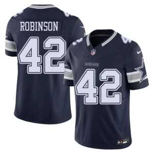 Men's Official DC Curtis Robinson Navy #42 Jersey 197102-671 - Image 1