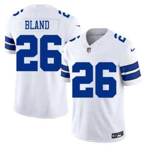 Men America's Team Player #26 White DaRon Bland Jerseys 744832-858 - Image 1