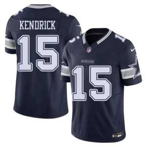 Mens Embroidery Derion Kendrick Navy #15 DC Jerseys 200373-825 - Image 1
