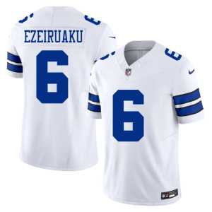 Men White #6 Donovan Ezeiruaku Dallas Replica Jerseys 995658-924 - Image 1