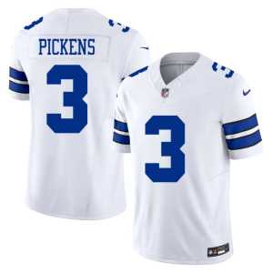 Men George Pickens White Limited #3 DAL Jerseys 485365-484 - Image 1