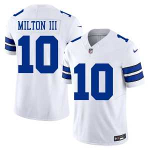 Mens DC White #10 2026 Joe Milton III Jersey 826395-557 - Image 1