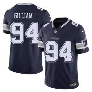 Men NFL Navy Big D Kelvin Gilliam #94 Jersey 437510-590 - Image 1