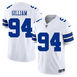 Mens Stitched DAL Cowboys White Kelvin Gilliam #94 Jerseys 758480-245 - Image 1