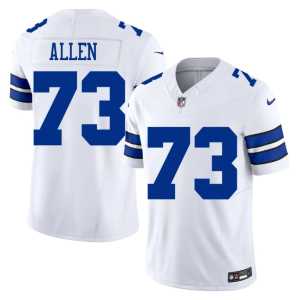 Mens Larry Allen DAL #73 Game White Jersey 267755-885 - Image 1