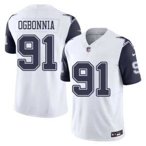 Men #91 Otito Ogbonnia DAL Color Rush White 2026 Jersey 929079-965 - Image 1