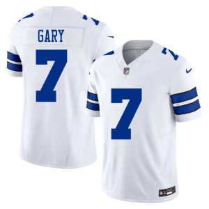 Men's White #7 Player Rashan Gary Big D Jerseys 420422-982 - Image 1