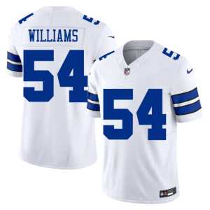 Men White Sam Williams DC Embroidery #54 Jersey 174971-440 - Image 1