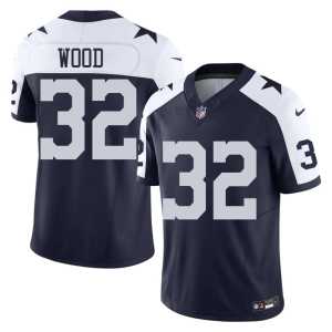 Men Alternate Julius Wood D-Boys #32 NIL Navy Jerseys 984605-621 - Image 1