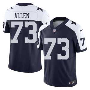 Men Alternate Larry Allen DC Navy NIL #73 Jersey 143842-444 - Image 1
