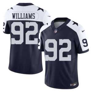 Men D-Boys Game Navy #92 Alternate Quinnen Williams Jerseys 145205-215 - Image 1