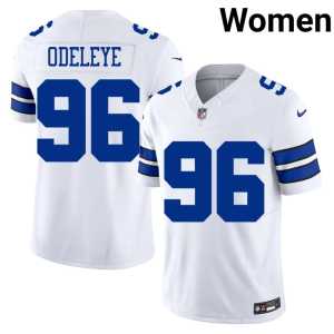 Womens NIL The Pokes #96 Adedayo Odeleye White Jersey 800122-863 - Image 1