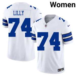Women's The 'Boys White #74 Bob Lilly NIL Jerseys 945831-444 - Image 1