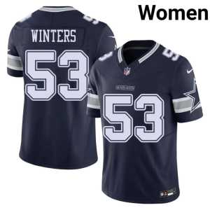 Women's Dem Boys Dee Winters Navy Stitched #53 Jerseys 442433-681 - Image 1