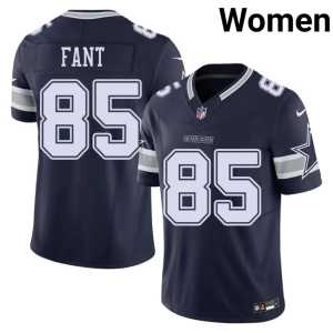 Womens DAL Navy #85 Limited Princeton Fant Jerseys 768360-229 - Image 1