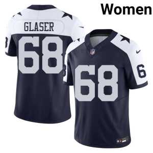 Women's Chris Glaser Alternate Player D-Boys #68 Navy Jerseys 979376-423 - Image 1