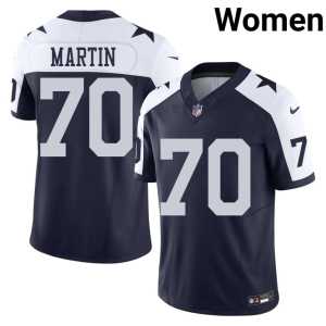 Womens Navy Alternate #70 2026 Zack Martin DC Jerseys 221576-240 - Image 1