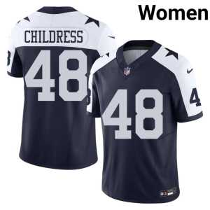 Women Zion Childress Player Navy Alternate America's Team #48 Jerseys 739574-558 - Image 1