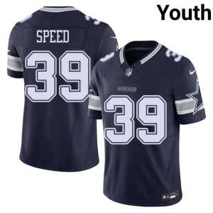 Youth NIL Ameer Speed #39 Navy DC Jerseys 180432-127 - Image 1