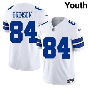 Youth Player White DAL #84 Romello Brinson Jerseys 109880-287 - Image 1