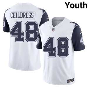 Youth DC Color Rush Zion Childress Game White #48 Jersey 844739-186 - Image 1